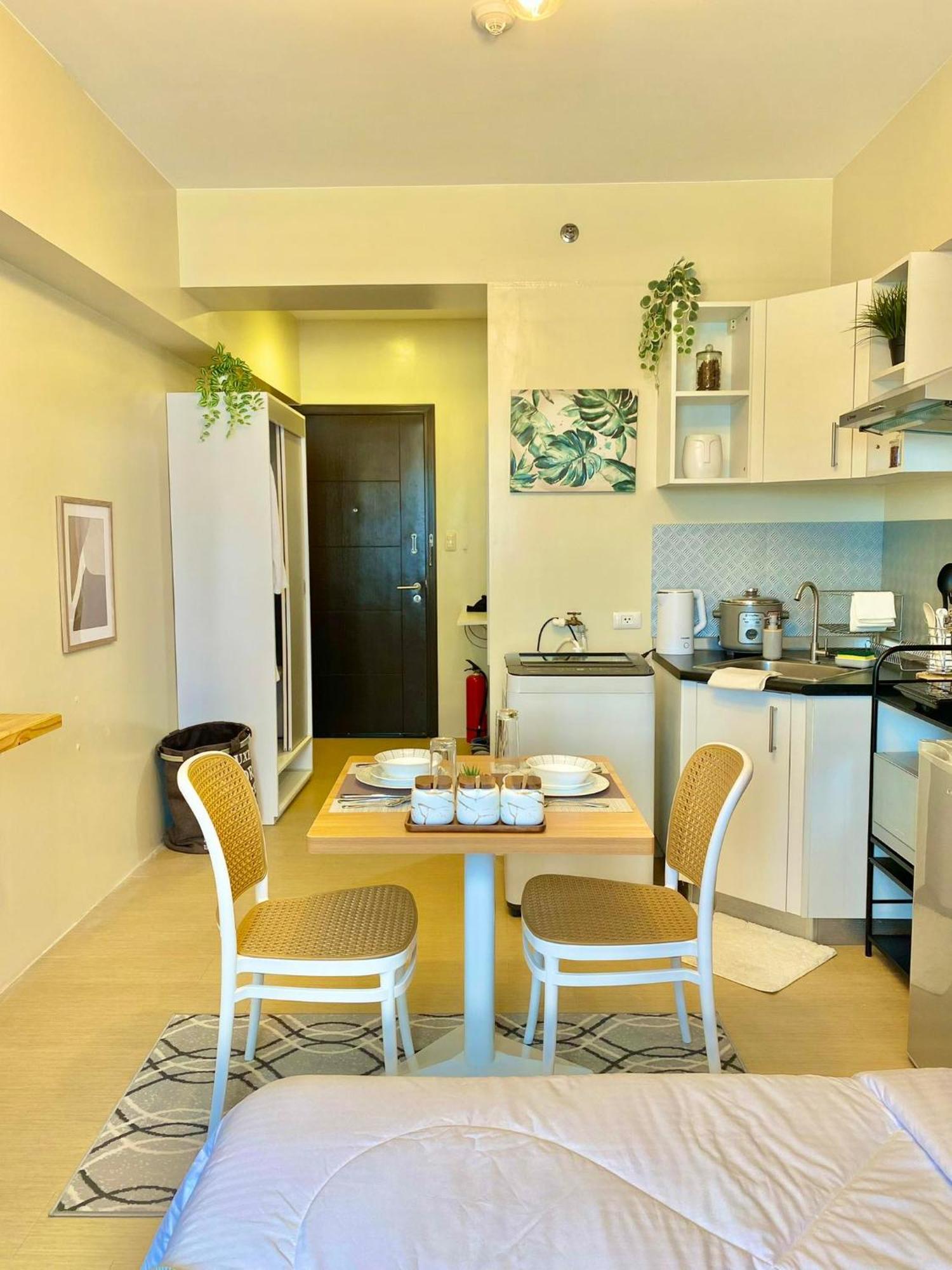 Cozy Studio In Metro Davao With W&D, Pool, & Gym Eksteriør billede